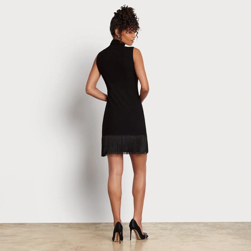 NWT Sam Edelman Hi Neck Mini Dress - Picture 4 of 6